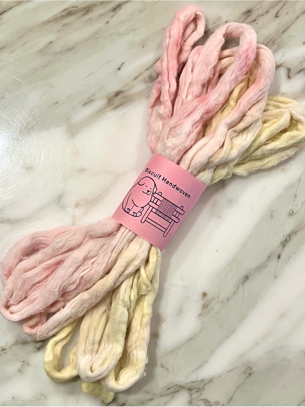 Hand Dyed Pastel Color Cotton Sliver Roving